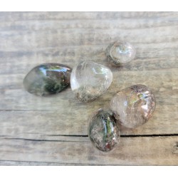 29grs de Galets en Quartz Chamane Lodolite