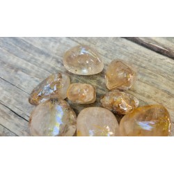 100grs Galets Quartz rutile doré