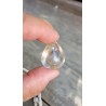 Pendentif goutte en Quartz rutile doré