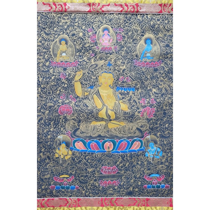 Thangka Bouddha Manjushri ( Manjushree) Tangka