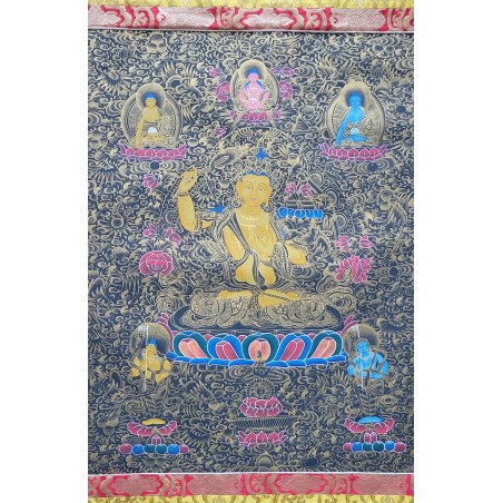 Thangka Bouddha Manjushri ( Manjushree) Tangka