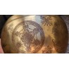 Bol tibétain gravé Métatron 1070grs