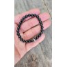 Bracelet en Spinelle noire 6mm Femme