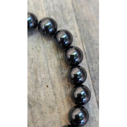 Bracelet en Spinelle noire 6mm Femme