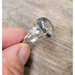 Bague en Lodolite - Quartz jardin