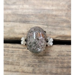 Bague en Lodolite - Quartz jardin