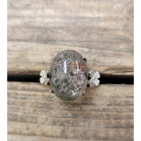 Bague en Lodolite - Quartz jardin