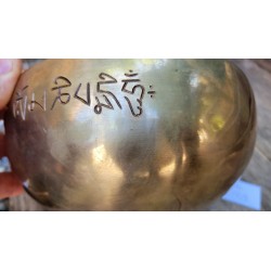 Bol Tibétain 7 métaux 890grs Full moon Rose 2023