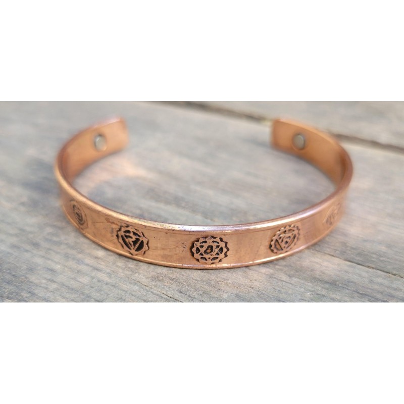 bracelet cuivre 7 chakras