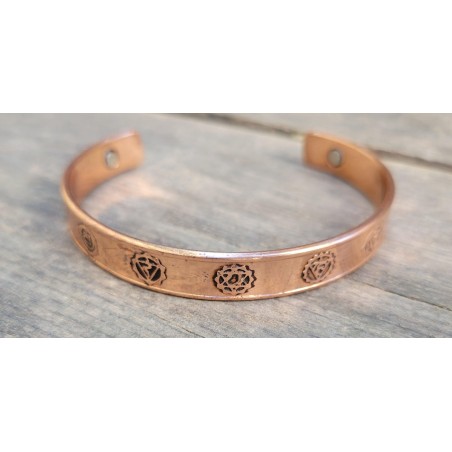 bracelet cuivre 7 chakras