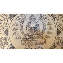 Gong Tibétain 7 métaux 3630grs 51.5cm