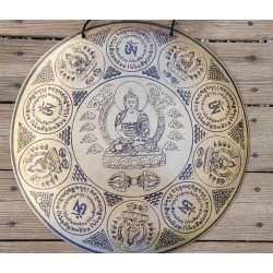 Gong Tibétain 7 métaux 3630grs 51.5cm