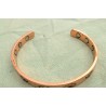 Bracelet magnétique en pur cuivre motif 3ème Oeil