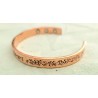 Bracelet magnétique en pur cuivre mantra Shiva