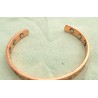 Bracelet magnétique en pur cuivre mantra Shiva