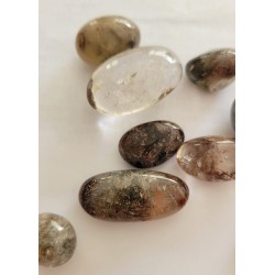 50grs de Galets en Quartz Chamane Lodolite