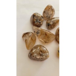 Lot de 100grs de Quartz Rutile polis
