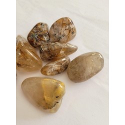 Lot de 100grs de Quartz Rutile polis