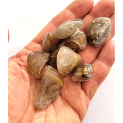 Lot de 100grs de Quartz Rutile polis