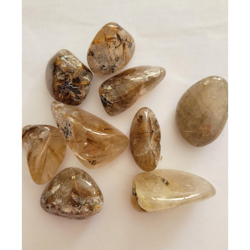 Lot de 100grs de Quartz Rutile polis
