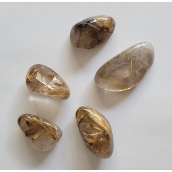 Galet Quartz rutile doré 27grs