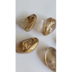 Galet Quartz rutile doré 27grs