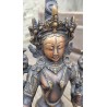 Statue de Bouddha  Tara Blanche 22cm