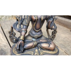 Statue de Bouddha  Tara Blanche 22cm