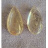 2 cabochons Quartz rutile doré 27grs