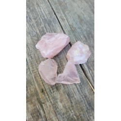 Quartz rose  brute 260grs