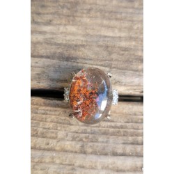 Bague en Lodolite - Quartz jardin