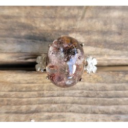 Bague en Lodolite - Quartz jardin