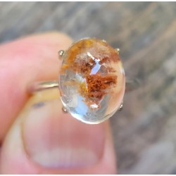 Bague en Lodolite - Quartz jardin